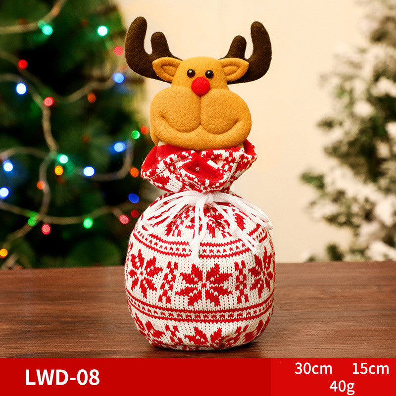 Christmas Character Brushed Gift Bag