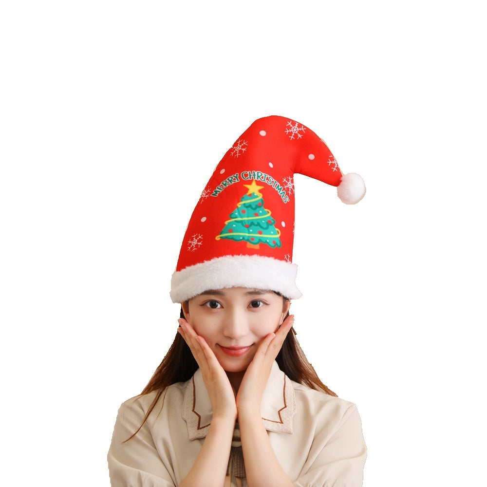 Plush Christmas Cone Hat