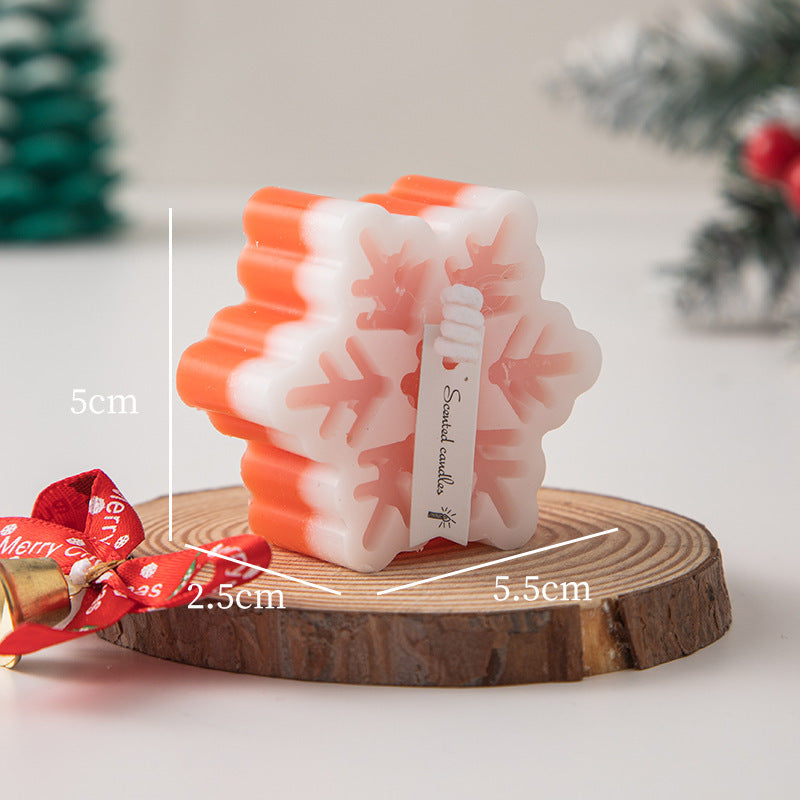 Christmas Snowflake Aromatherapy Candle