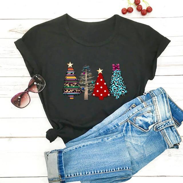 Christmas Tree 100% Cotton T-Shirt