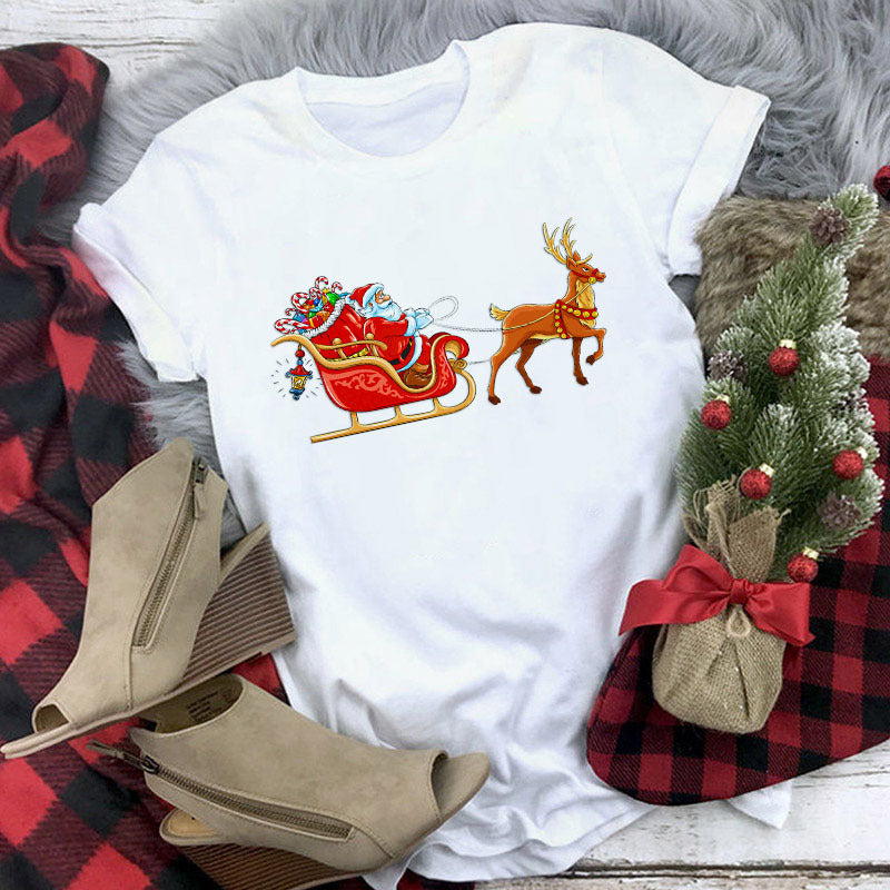 Christmas Lady Short-Sleeved T-Shirt