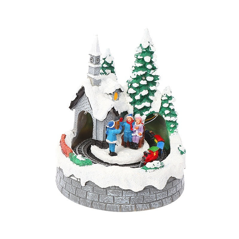 Musical Light-Up Christmas Snowscape House
