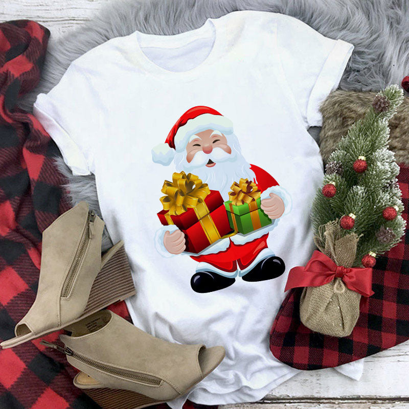 Christmas Lady Short-Sleeved T-Shirt