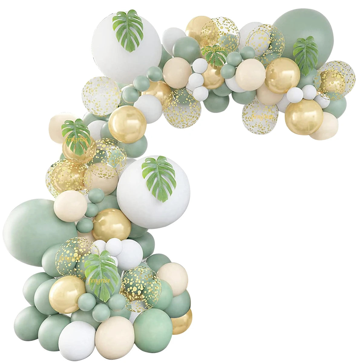 Sage Green Balloon Garland Arch Kit Wedding Birthday Party Decoration Kids Adult Wedding Balloons Baby Shower Decor Globos