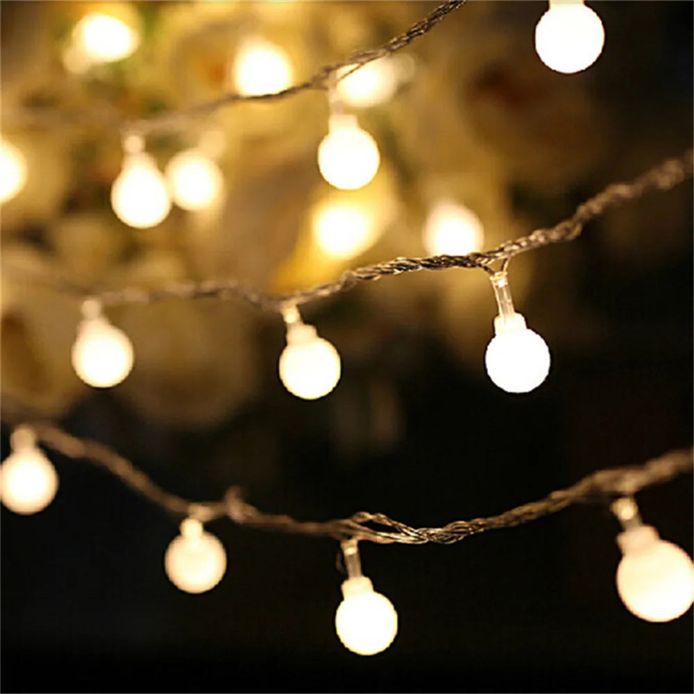 LED Curtain Icicle String Fairy Lights Garland