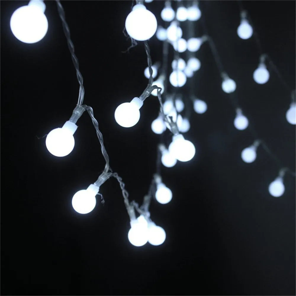 LED Curtain Icicle String Fairy Lights Garland