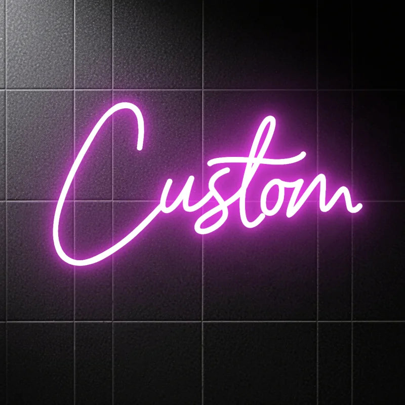 Custom your Personalised Name Neon Sign Light for girls/boys Birthday Gifts Party Bar Wedding Room Wall Decoration Neon Led Sign
