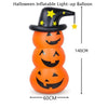 Halloween Inflatable LED Pumpkin & Ghost Outdoor Decoration Set