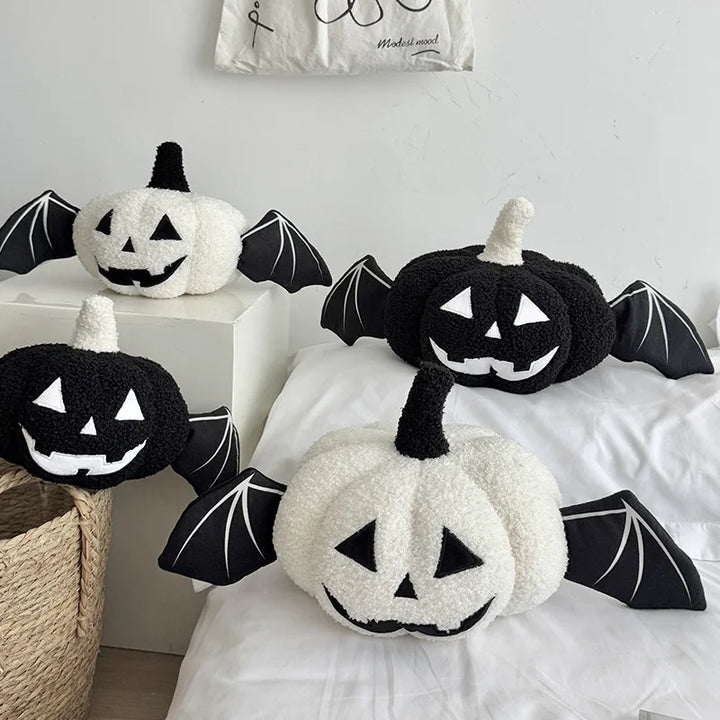 Festive Halloween Pumpkin Plush Pillow Soft Cushion Set Ghost Toy Gift Creative Home Decor for Kids Adults Party Essentials