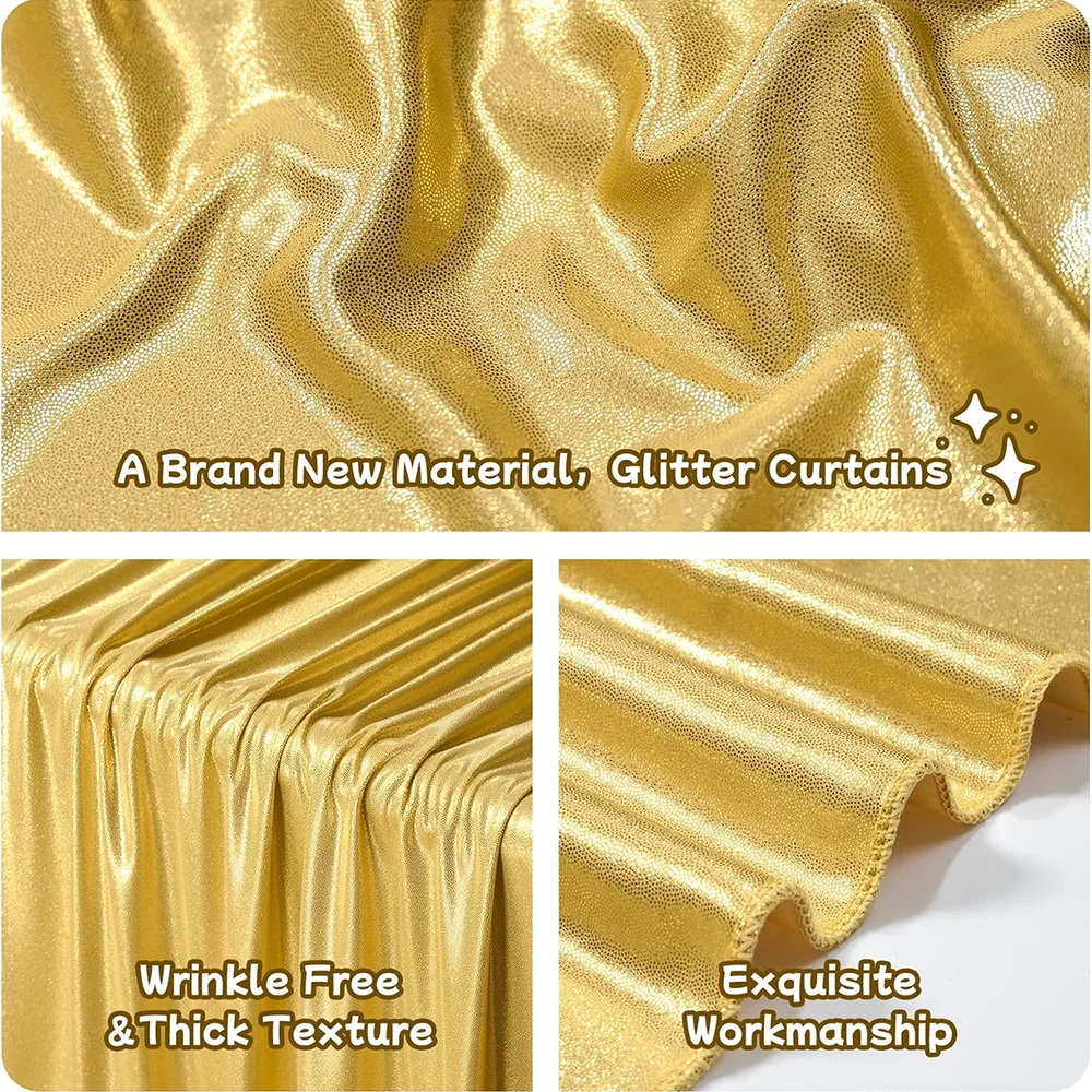 Wrinkle Free DIY Backdrop Curtain Party Wedding Drape Backdrop Photo Wall Backdrop Cloth for Graduation Photography Background