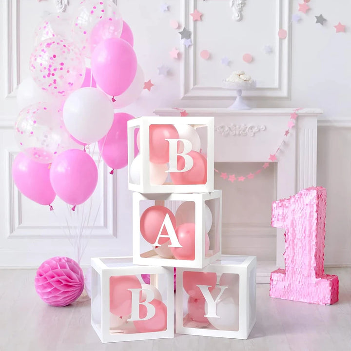 BABY Letter Transparent Balloon Box Set
