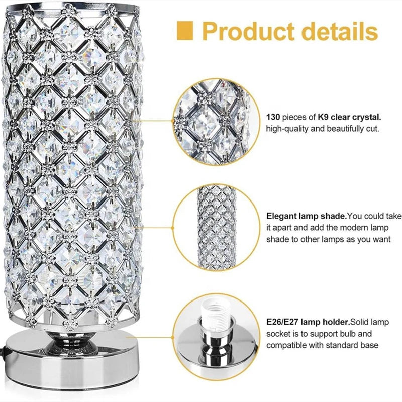 Luxury Crystal LED Table Lamp