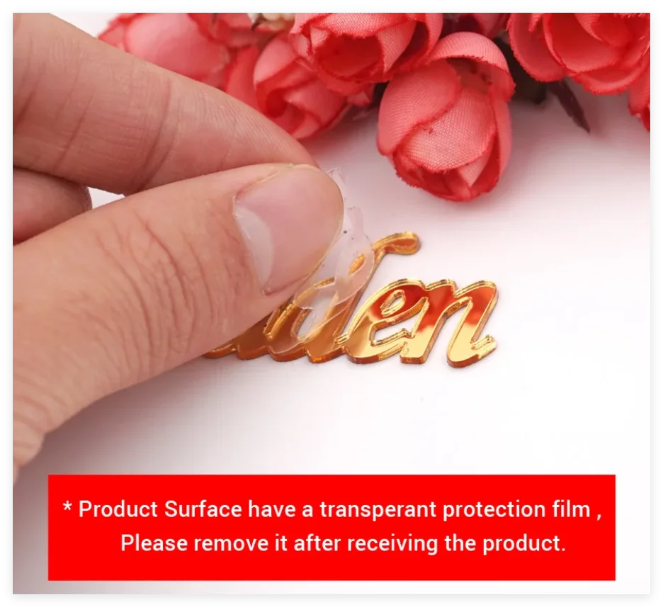 Deep Custom Acrylic Cutting & Engraving | Extra Custom Design & Shipping Fee Supplementary Link