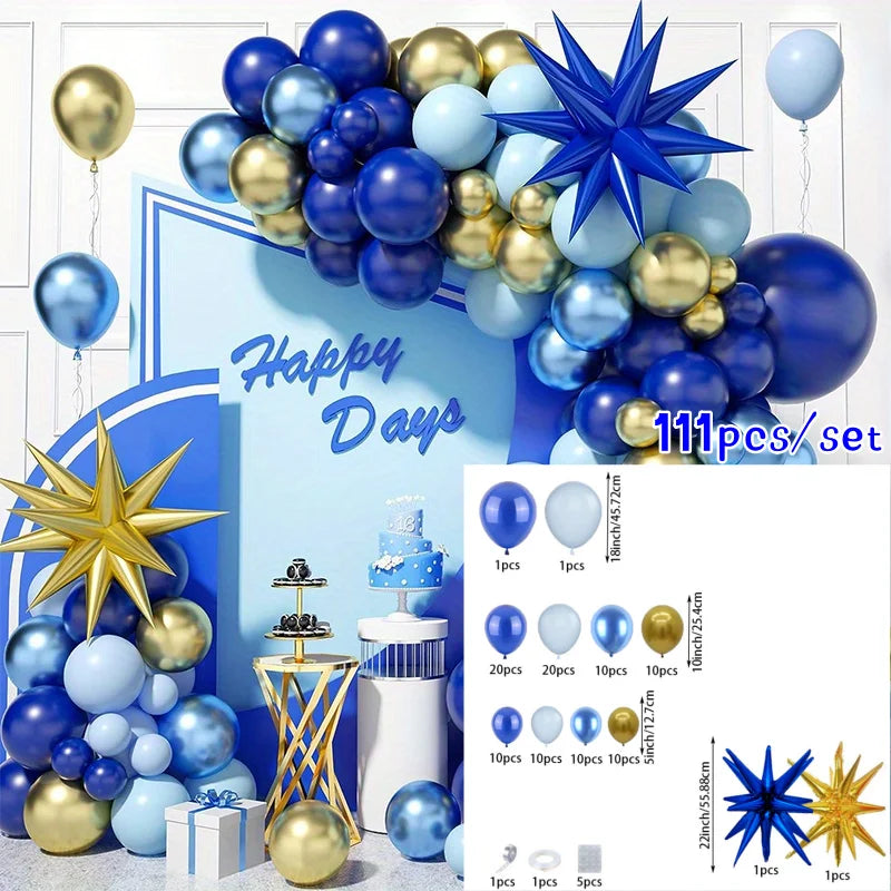 137PCS Black and White Balloon Garland Arch Kit for Birthday Weddings Disco Parties and Other Scene Decoration Items