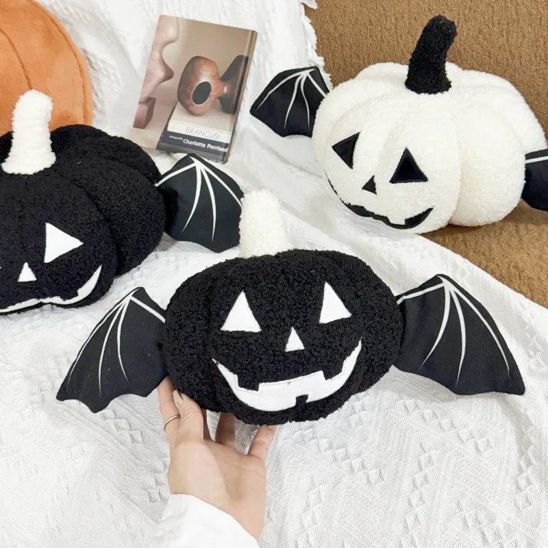 Halloween Plush Pillow Set – Pumpkin & Ghost Cushions