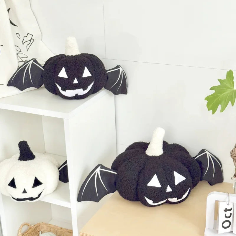 Halloween Plush Pillow Set – Pumpkin & Ghost Cushions