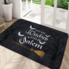 VIKAMA Happy Halloween Welcome Doormat Soft Pumpkin Witch Carpet for Home Decorative Entrance Floor Mat Living Room Rug Kitchen