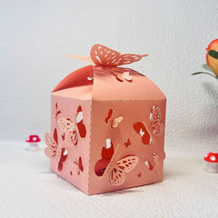 0/50pcs Butterfly Candy Boxes Gifts Packing Paper Boxes Birthday Party Decorations Girls Wedding Baby Shower Favors For Guest