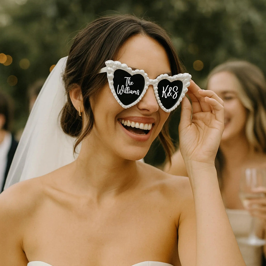 Personalised Bride & Groom Sunglasses Set