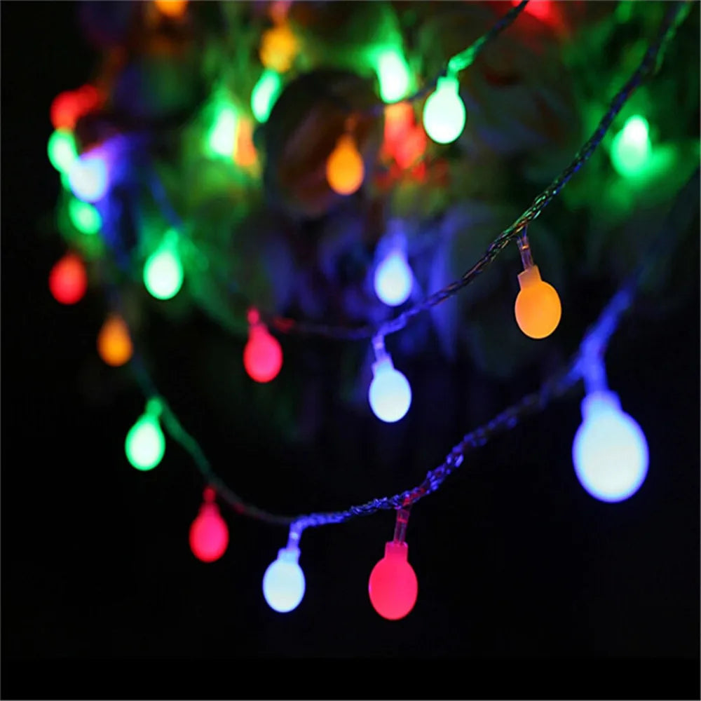LED Curtain Icicle String Fairy Lights Garland