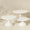 3-Piece Wedding Metal Cake Stand Set
