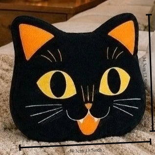 Halloween Pumpkin & Ghost Decorative Throw Pillow