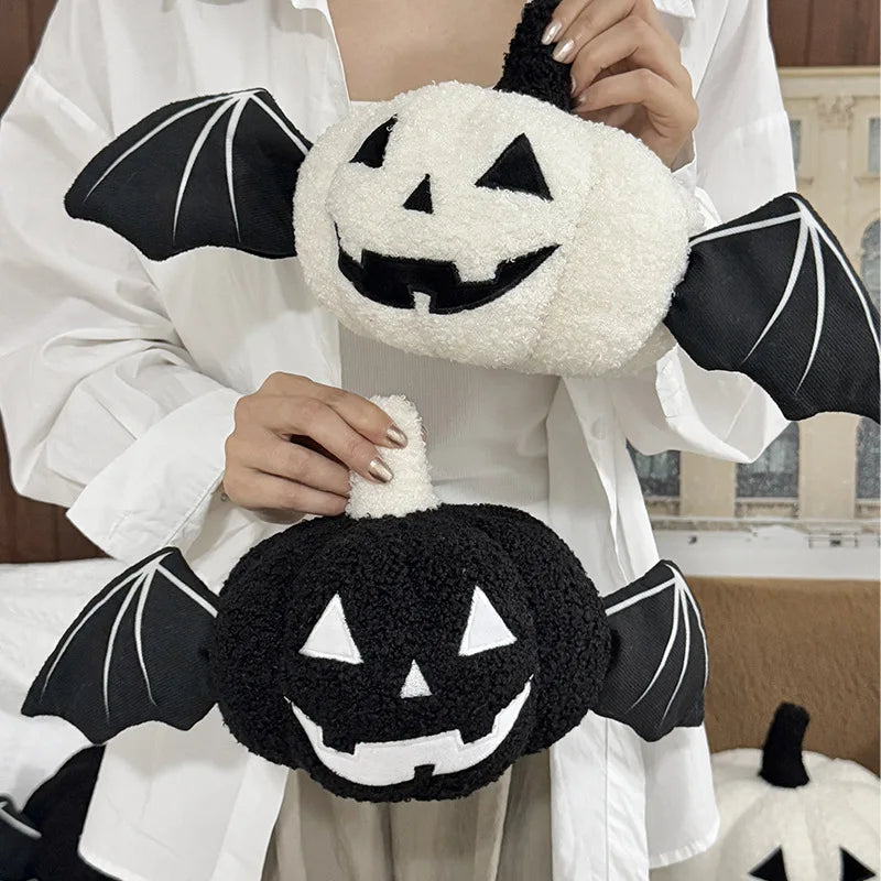Halloween Plush Pillow Set – Pumpkin & Ghost Cushions