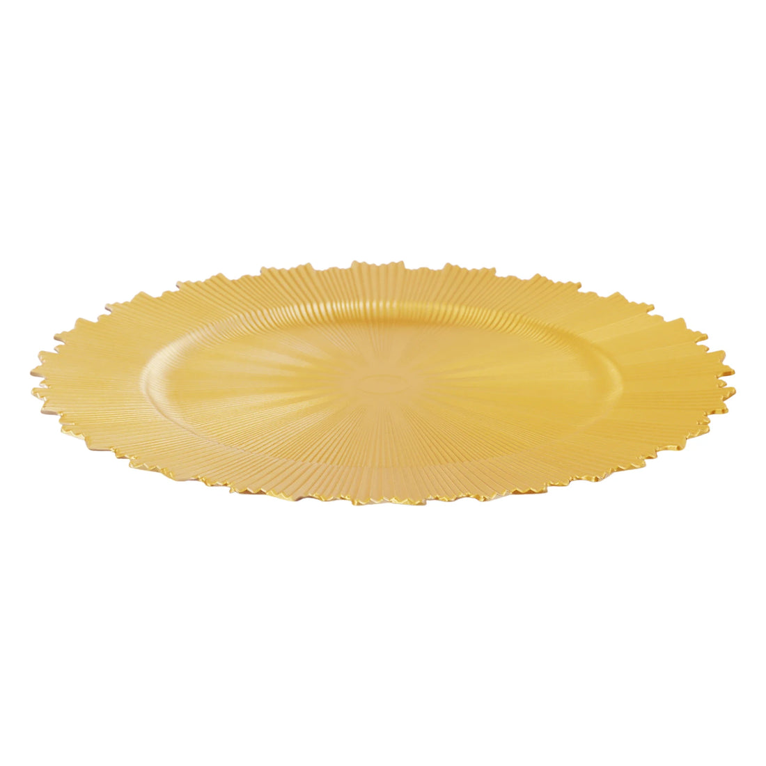 Gold Charger Plates Set of 50