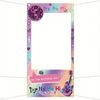 Music Party Pink Photo Booth Props Frame Disco Backdrop Birthday Party Decorations Violin Concert Butterfly Photography Backgrou