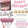 Pink Birthday Balloon Party Set