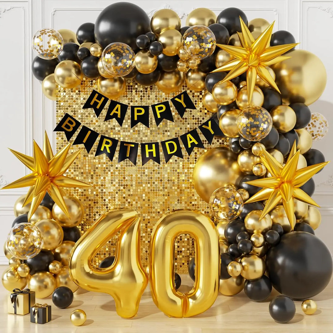 Milestone Birthday Balloon Arch & Banner Decoration Kit