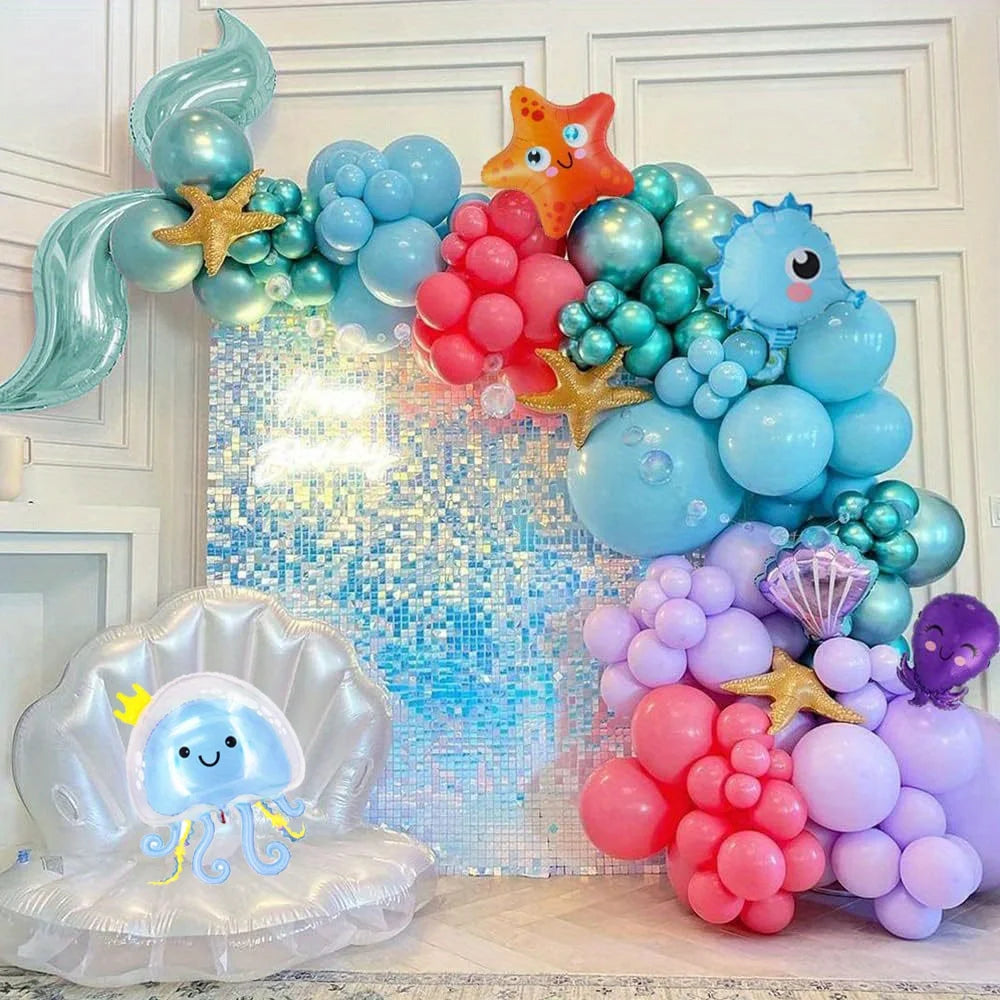 Marine Animal Balloon Garland Arch Kit