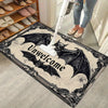 VIKAMA Happy Halloween Welcome Doormat Soft Pumpkin Witch Carpet for Home Decorative Entrance Floor Mat Living Room Rug Kitchen