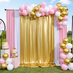Wrinkle Free DIY Backdrop Curtain Party Wedding Drape Backdrop Photo Wall Backdrop Cloth for Graduation Photography Background