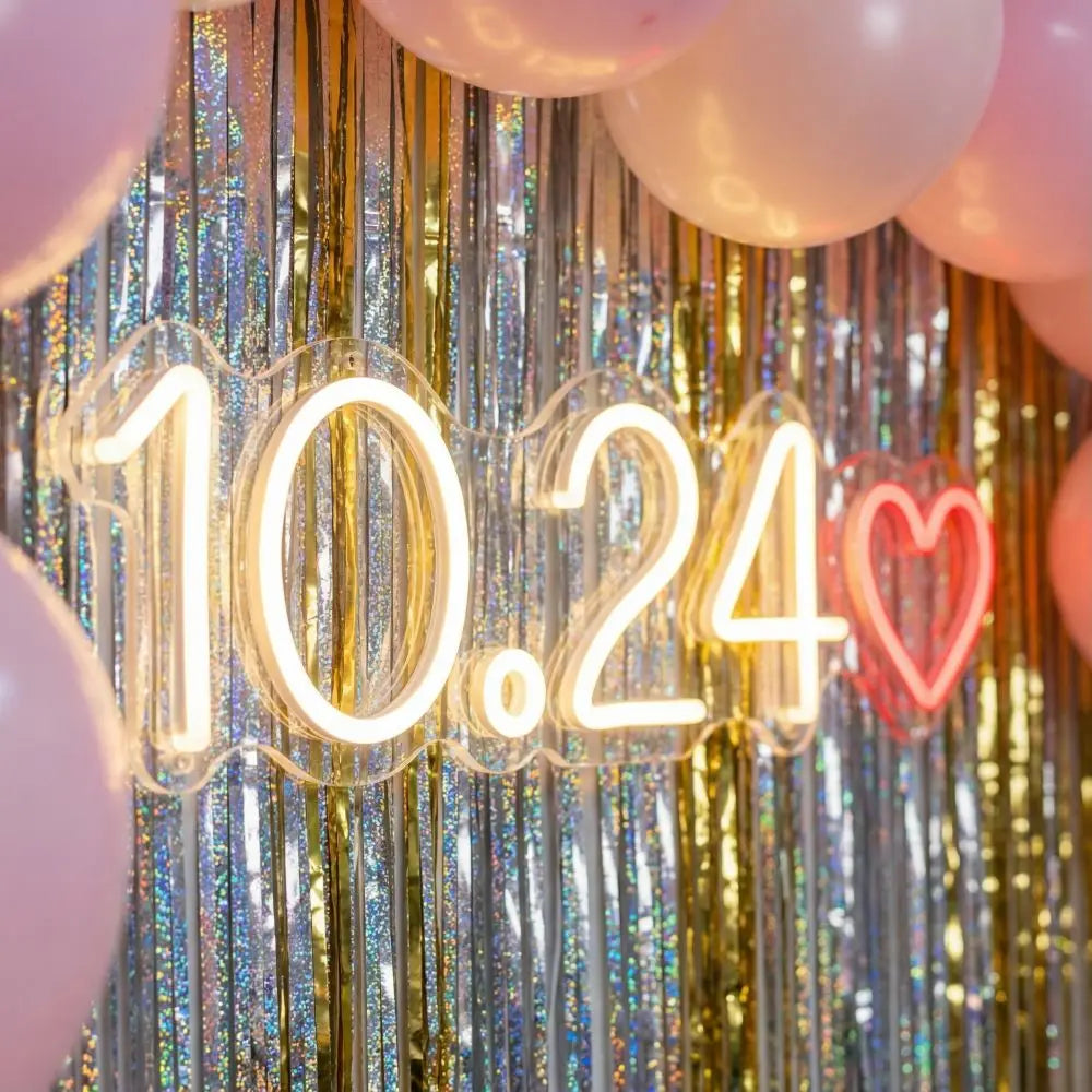 Warm White Happy Birthday Neon Sign for Events Party Decoration Backdrop LED Light Up Sign Wall Hanging