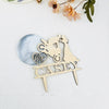 Personalized Cake Topper For Wedding Party Cake Decoration Topper Custom Couple Name Wedding  Bride Drags Groom From Motorcycle
