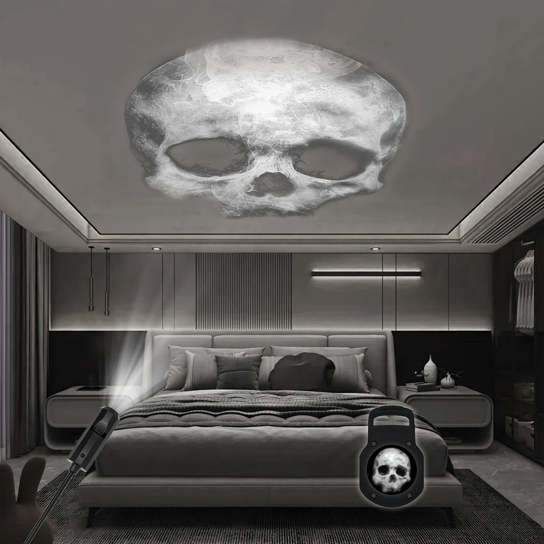 Halloween Pumpkin Ghost Skeleton String Lights