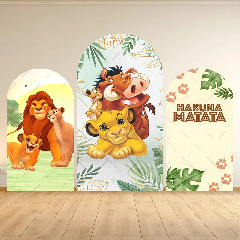 Lion King Jungle Safari Baby Shower Arch Backdrop