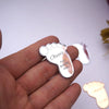 Personalized Baby Footprint Mirror Acrylic Party Favor Custom Name First Birthday Baby Shower Decorations Keepsake Gift