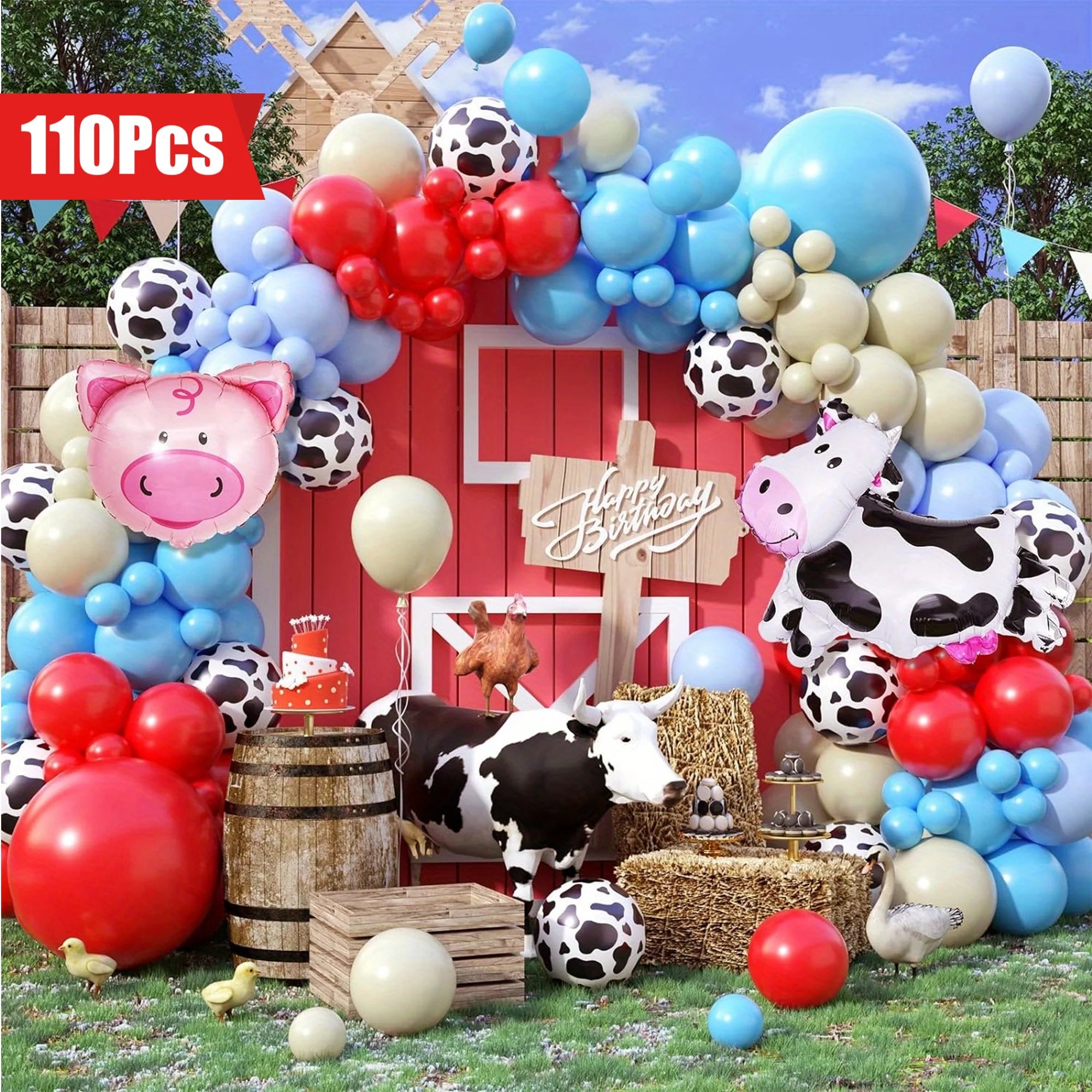 Carnival Circus Balloon Garland Arch Kit