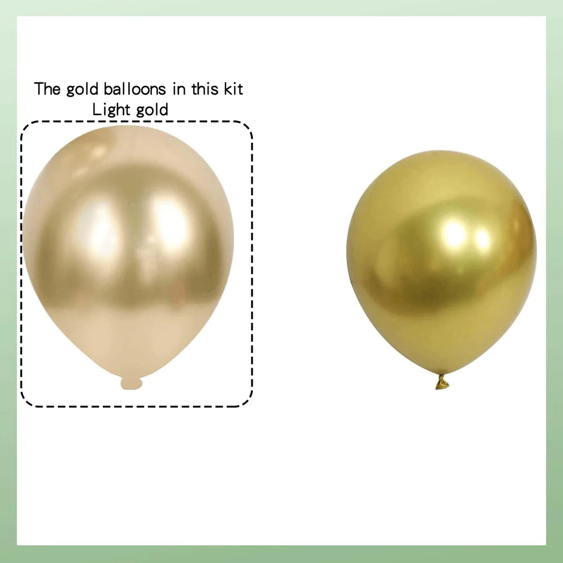 Sage Green & White Balloon Arch Kit