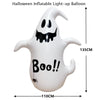 Halloween Inflatable LED Pumpkin & Ghost Outdoor Decoration Set