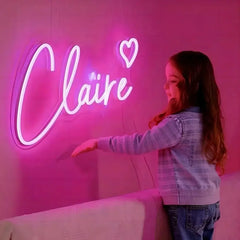 Custom your Personalised Name Neon Sign Light for girls/boys Birthday Gifts Party Bar Wedding Room Wall Decoration Neon Led Sign