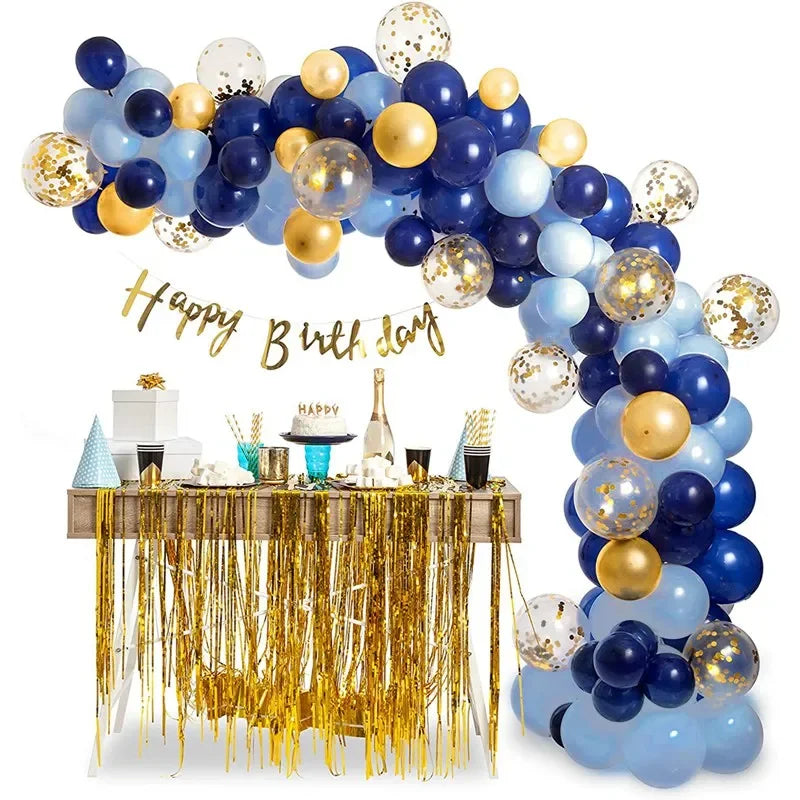 Metallic Balloon Garland & Arch Set
