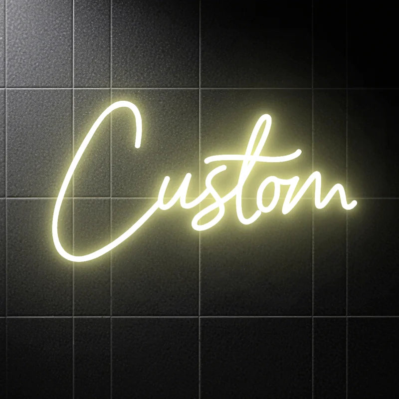 Custom your Personalised Name Neon Sign Light for girls/boys Birthday Gifts Party Bar Wedding Room Wall Decoration Neon Led Sign