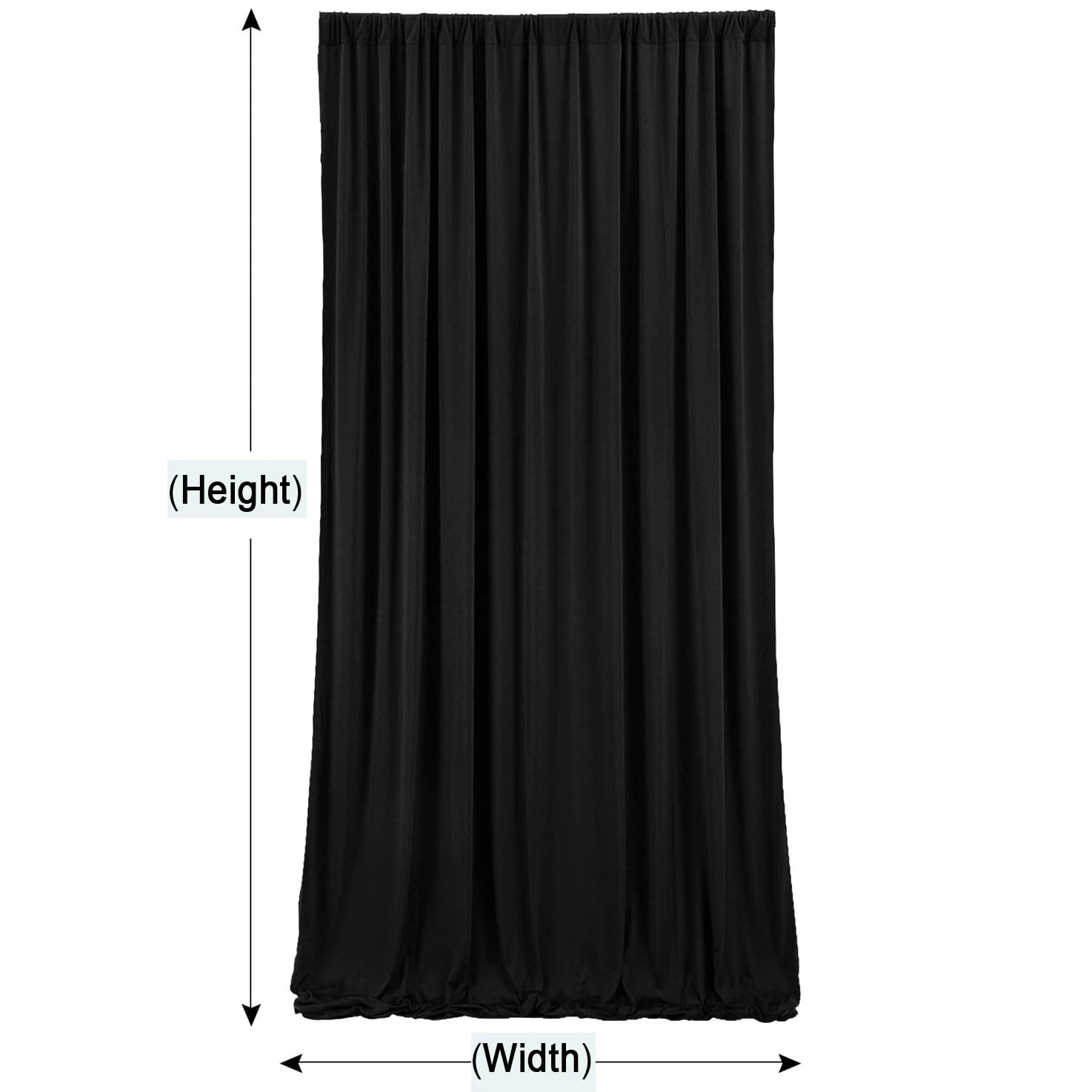 Wrinkle Free DIY Backdrop Curtain Party Wedding Drape Backdrop Photo Wall Backdrop Cloth for Graduation Photography Background