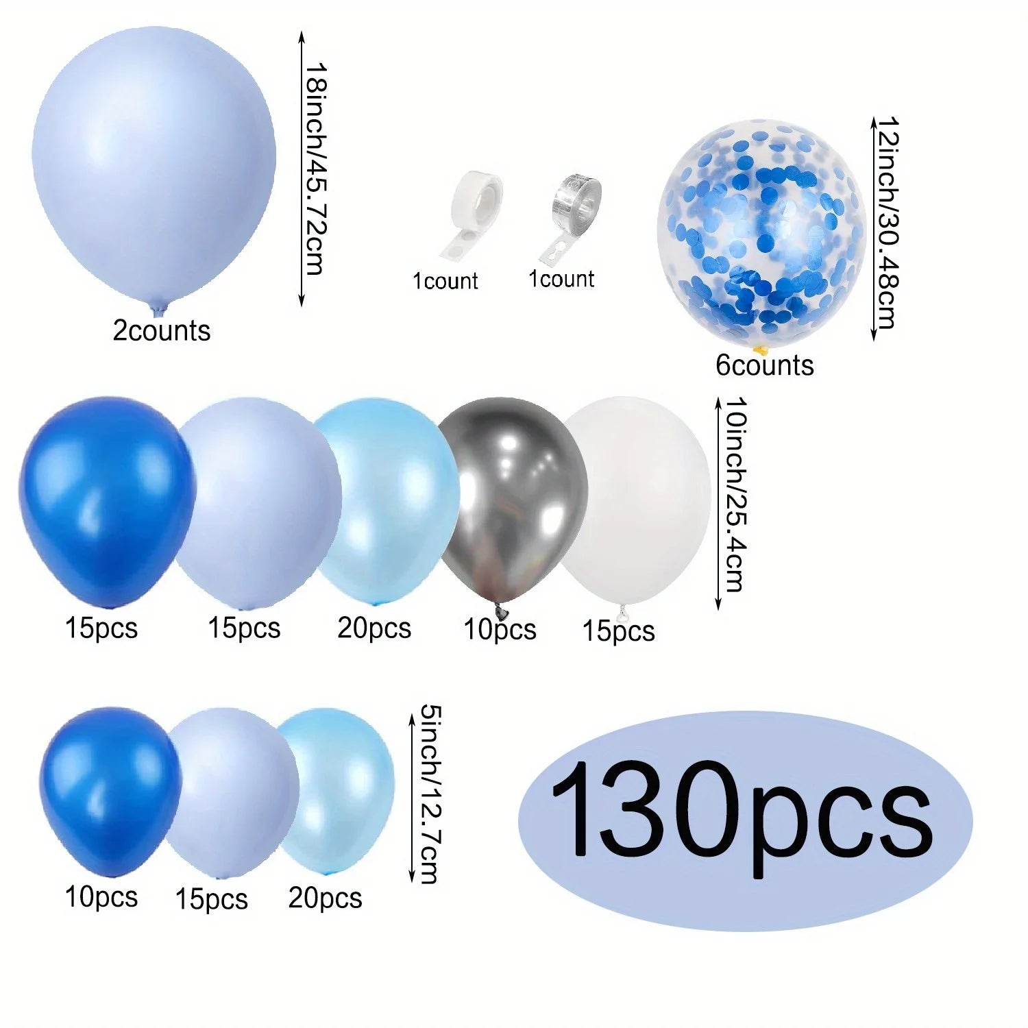 127pcs Royal Blue Gold Graduation Balloon Wreath Arch Set with Graduation Hat 2024 Graduation Ball Birthday Party Decoration