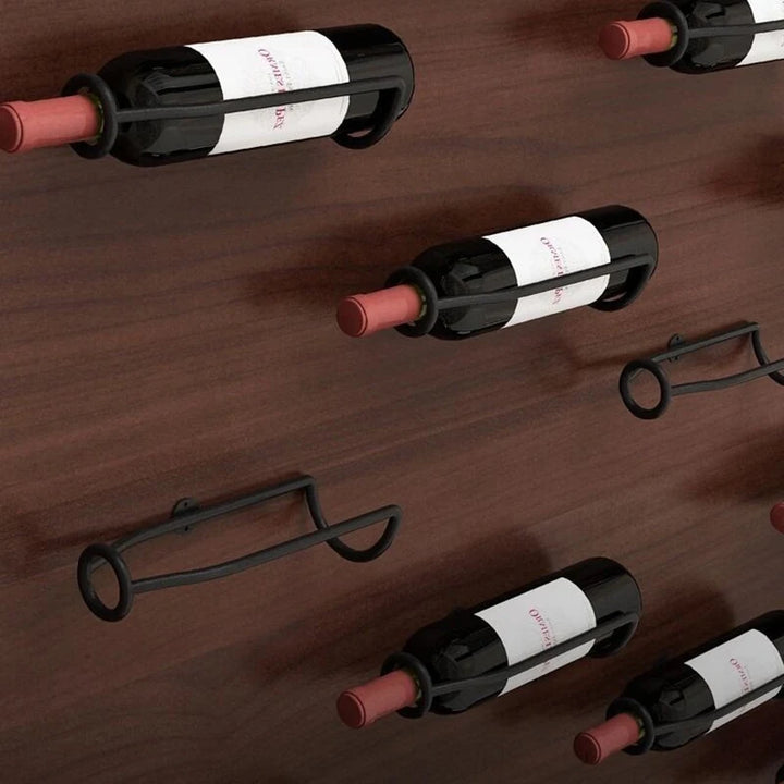 ●1pcs Wall-Mounted Bar Wine Holder Champagne Storage Display Iron Metal Support Shelf Stand