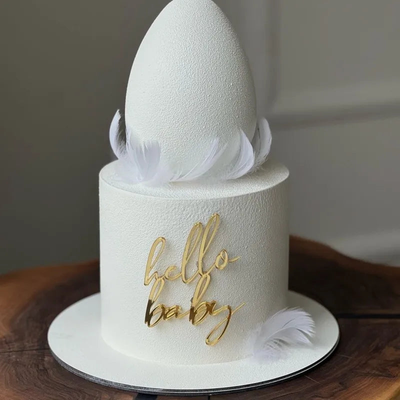 Acrylic Baby Shower & Gender Reveal Cake Toppers