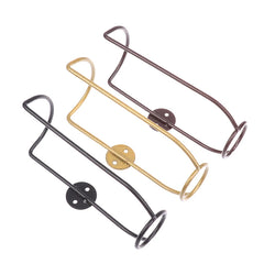 ●1pcs Wall-Mounted Bar Wine Holder Champagne Storage Display Iron Metal Support Shelf Stand
